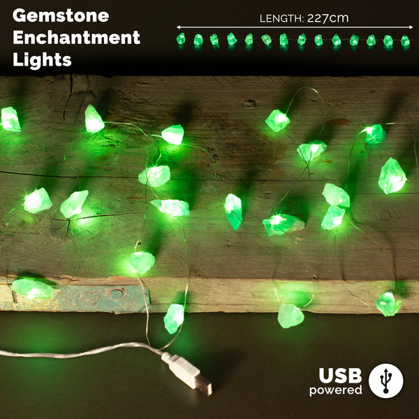Guirlande lumineuse en pierres – Jade