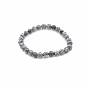 Bracelet d’intention en pierres naturelles – Jaspe carte – Prospérité et évolution