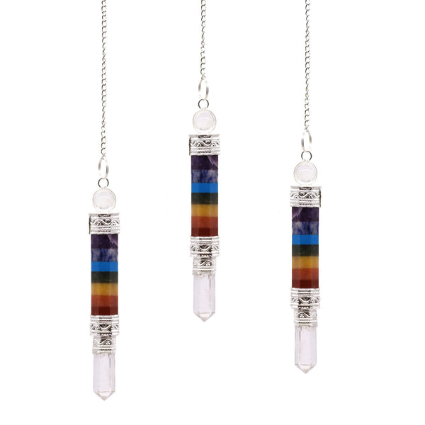 Pendule articulé 3 parties – 7 chakras