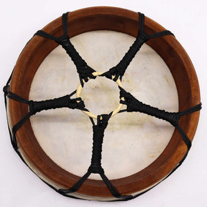 Tambour chamanique Hamsa avec deux mailloches – 30 cm