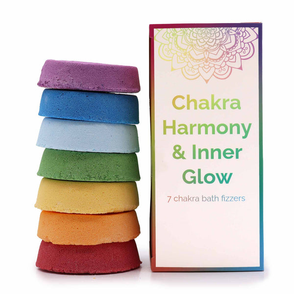 Coffret de galets de bain – Harmonie des chakras