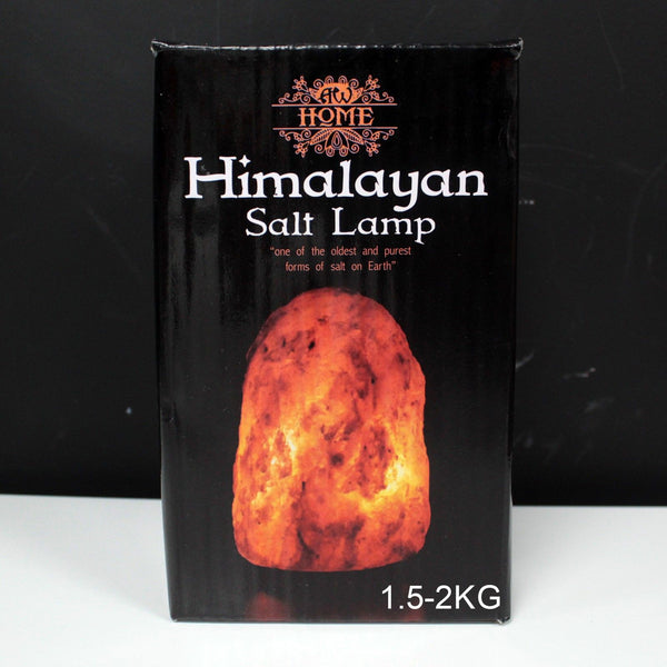 Lampe en cristal de sel de l’Himalaya – Environ 1,5 à 2 kg