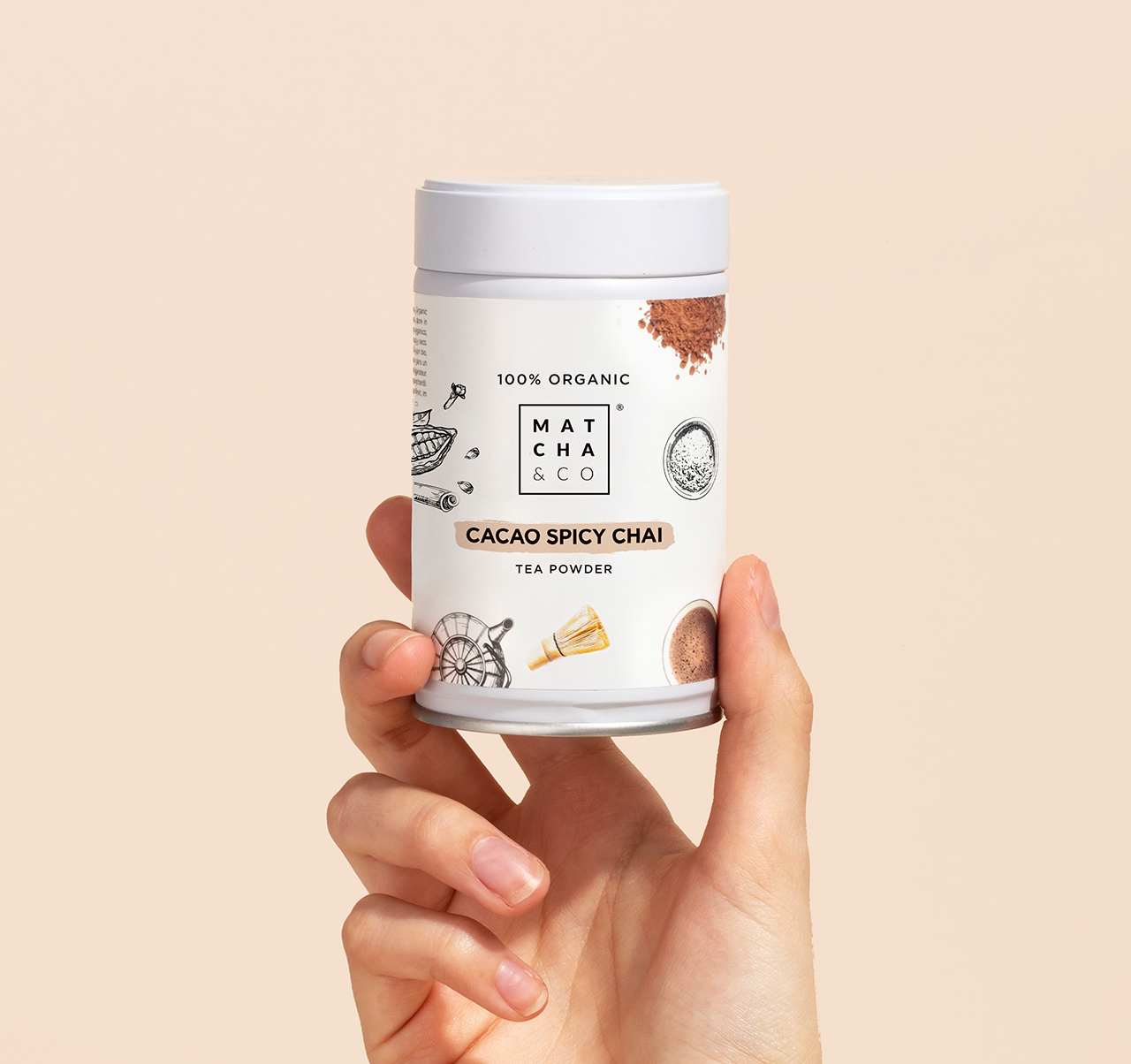 Thé Matcha Chai au Cacao — bien-être spiritualité Boutique Achaiah