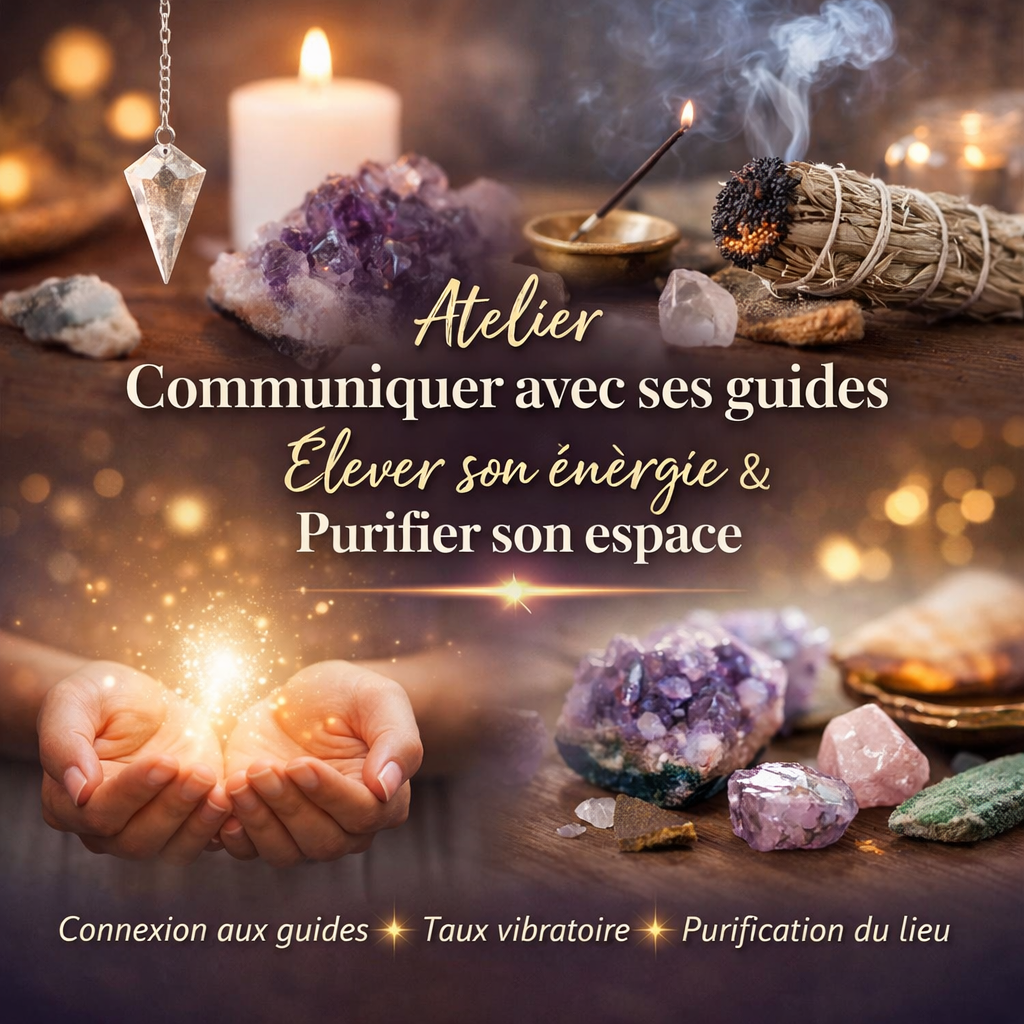 Se connecter à ses guides, augmenter son taux vibratoire et purifier s bien-être spiritualité Boutique Achaiah