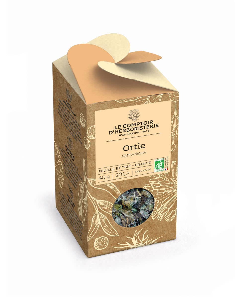 Complément plantes INFUSION ORTIE BIO FEUILLE ET TIGE 40G phytothérapie naturel Boutique Achaiah