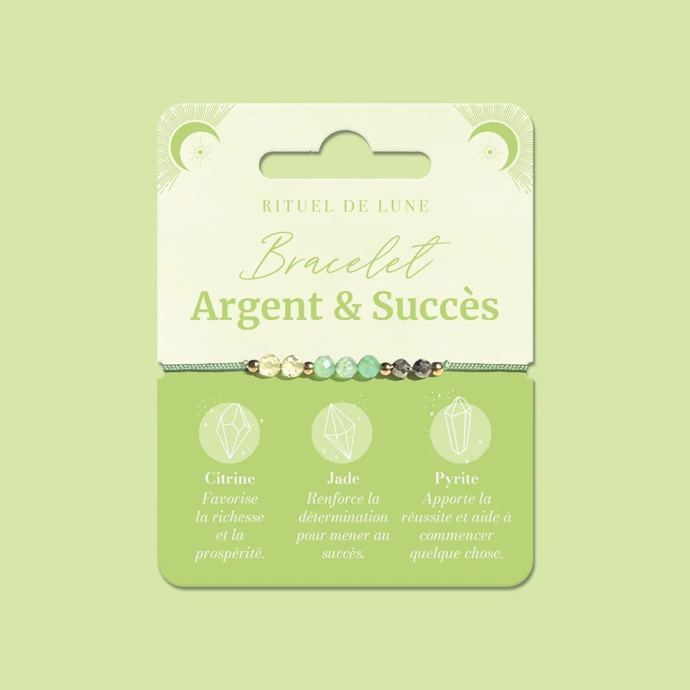 Bracelet Argent succès perles  pierre naturelle Boutique Achaiah