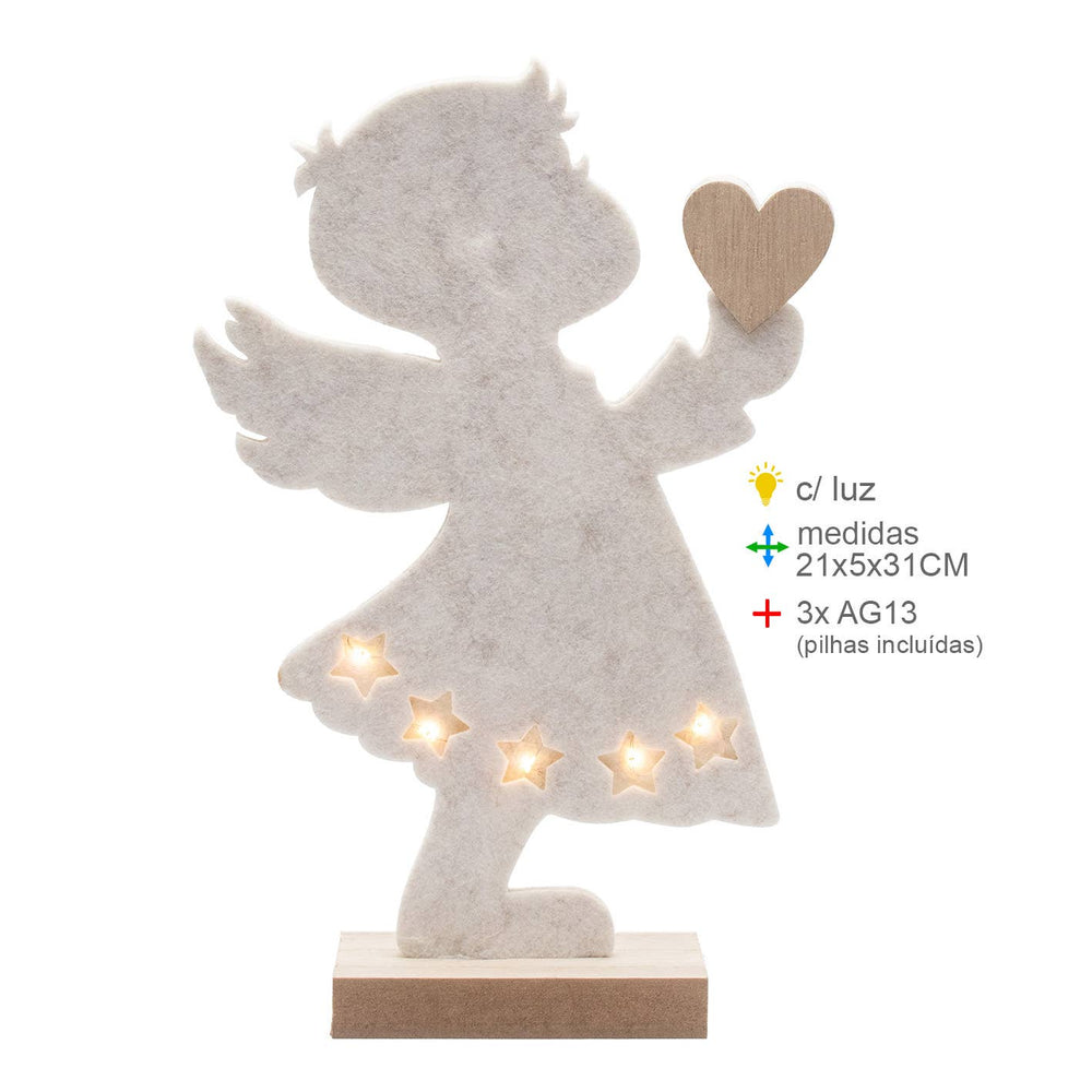 Arbre de Noël en feutre 21x5x31cm