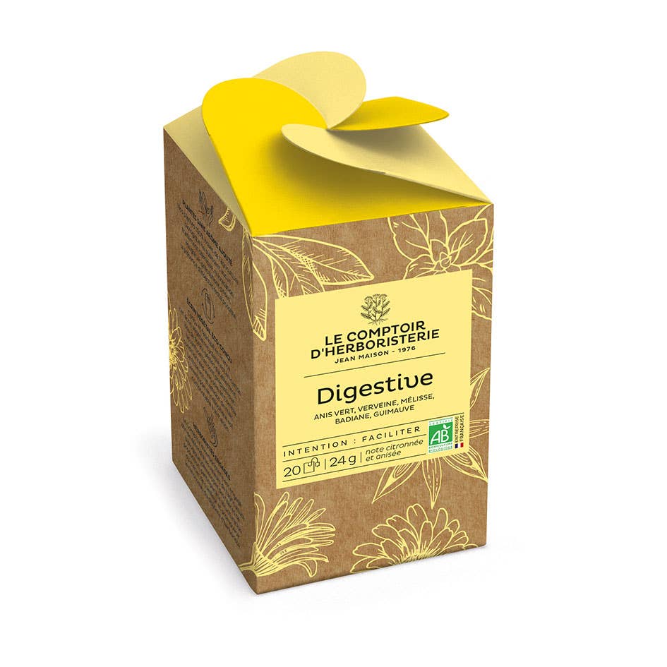 Complément plantes TISANE INFUSETTE DIGESTIVE BIO (x20) phytothérapie naturel Boutique Achaiah