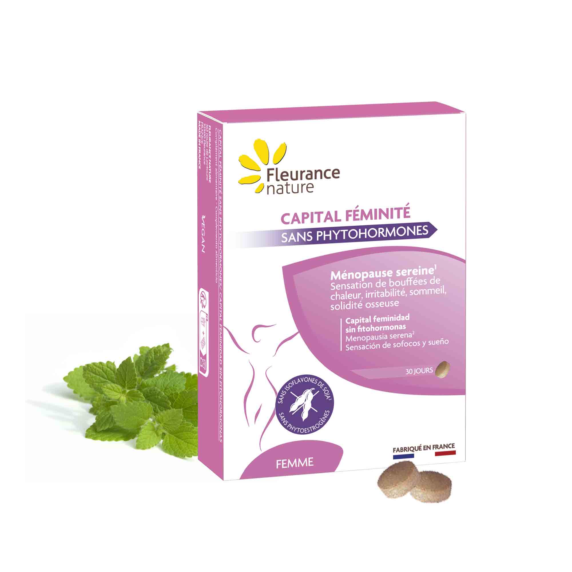 Complément plantes CAPITAL FEMINITE SANS PHYTOHORMONES phytothérapie naturel Boutique Achaiah