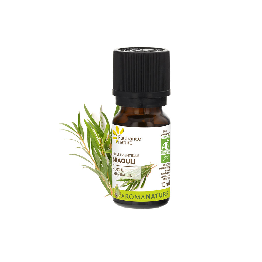 Huile essentielle Niaouli bio flacon compte-goutte  Boutique Achaiah