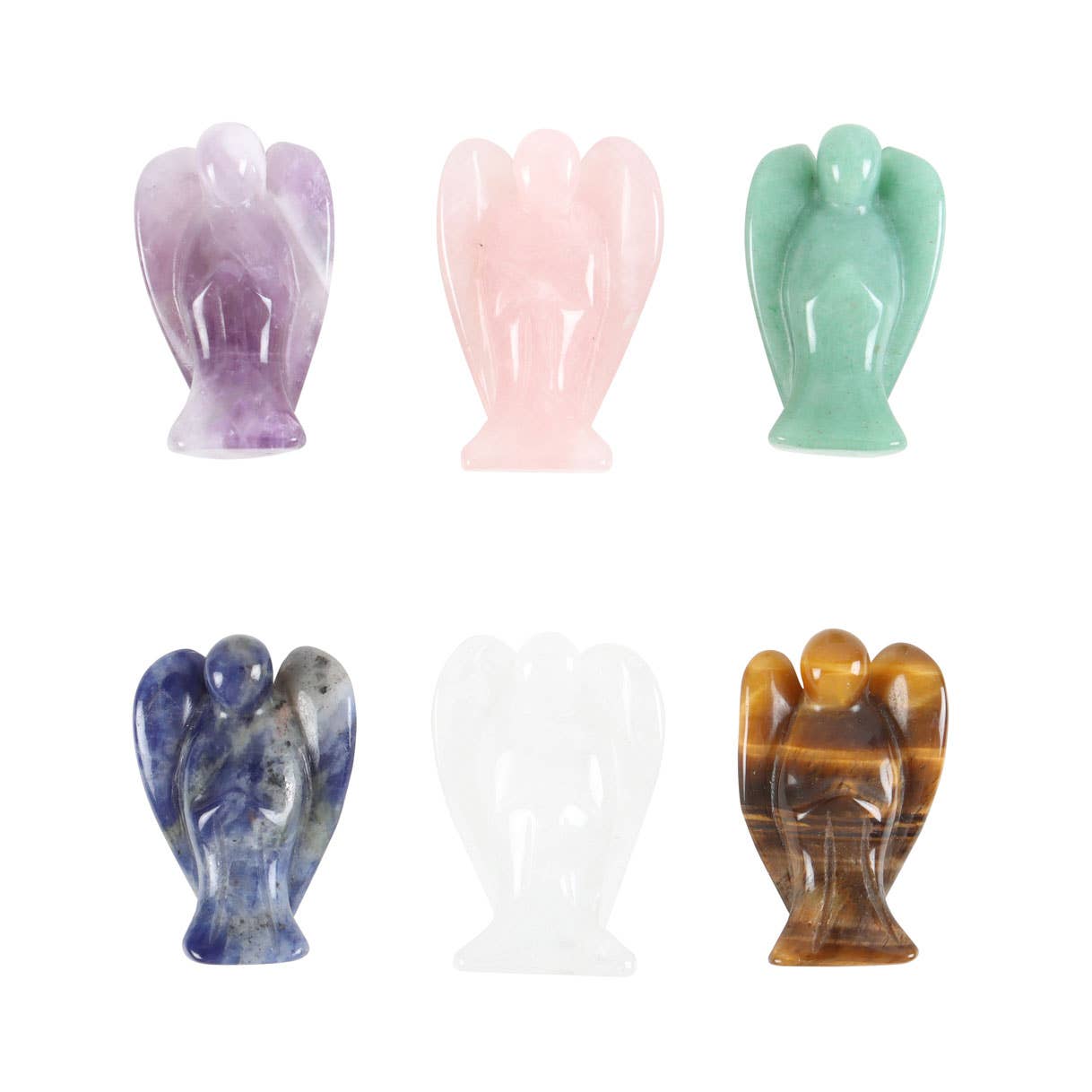 Ange Guérisseur en Cristal – Protection & Sérénité cristal naturel décoration spirituelle Boutique Achaiah