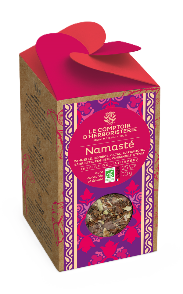 Complément plantes TISANE NAMASTE BIO 50G phytothérapie naturel Boutique Achaiah