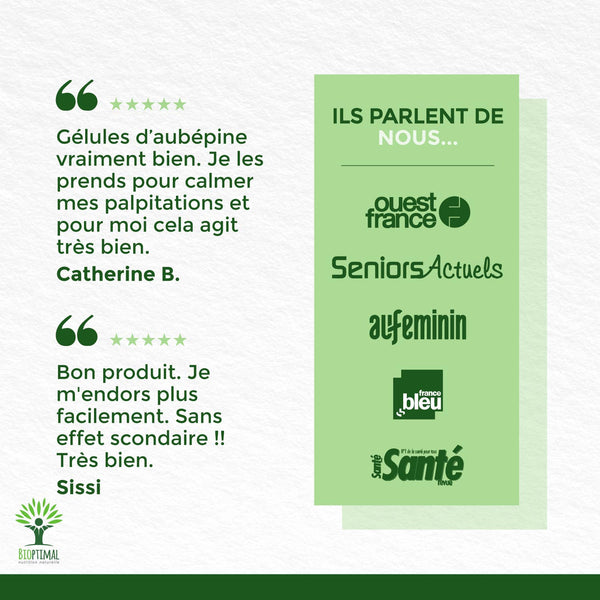 Aubépine bio - Complément alimentaire - en gélules