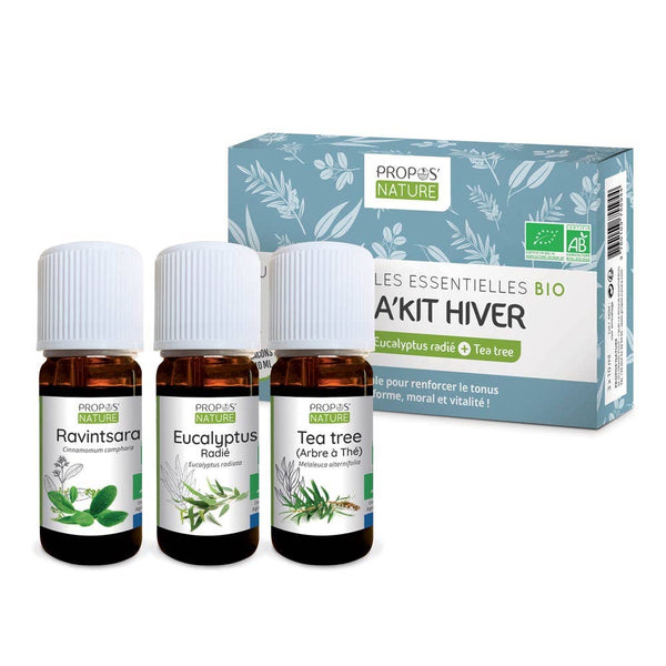 Aroma'kit Hiver - 3 Huiles Essentielles Bio - 3x10ml