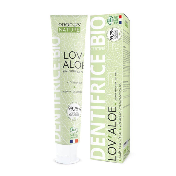 Dentifrice Bio Lov'aloe-aloe Vera & Citron -sans Fluor- 75ml