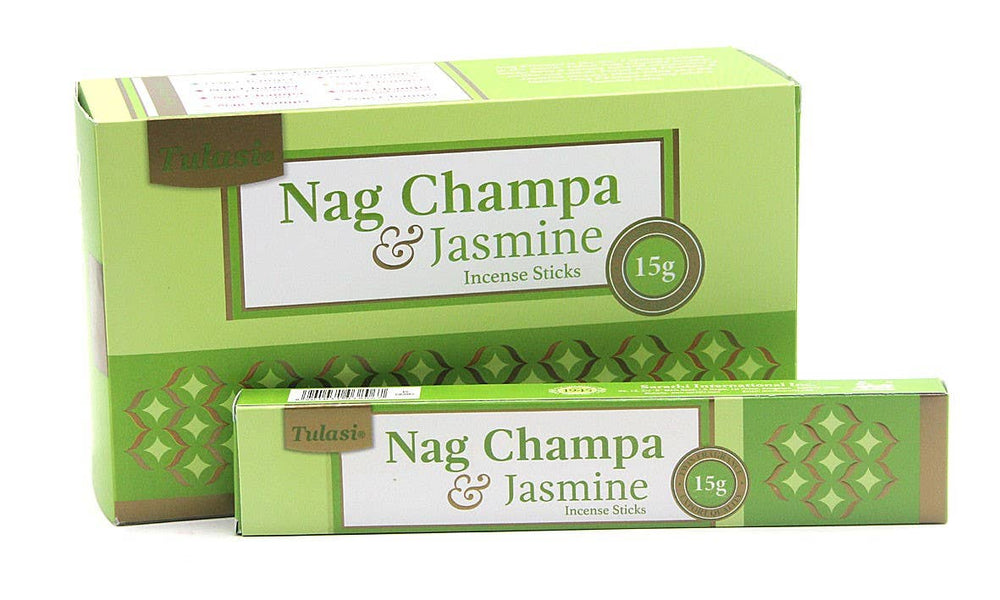 Encens Tulasi Nag Champa & Jasmin – Harmonie & Élévation des sens