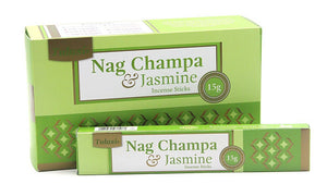 Encens Tulasi Nag Champa & Jasmin – Harmonie & Élévation des sens