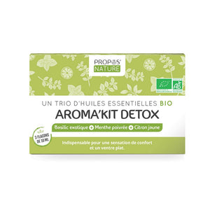 Aroma'kit Detox - 3 Huiles Essentielles Bio- 3x10ml