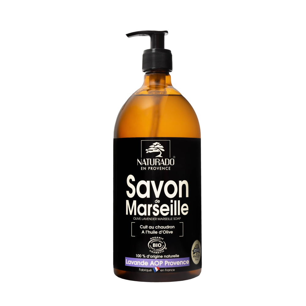 XXL Savon Marseille Lavande AOP Provence Bio Ecocert 1 litre