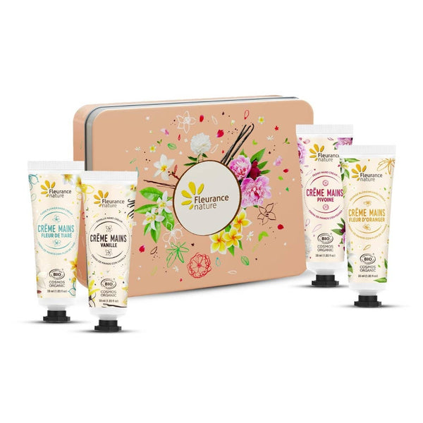 Coffret mains pêche evasion florale