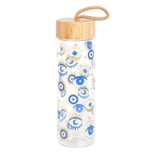 Bouteille d’Eau en Verre Réutilisable – Protection & Élégance bien-être spiritualité Boutique Achaiah