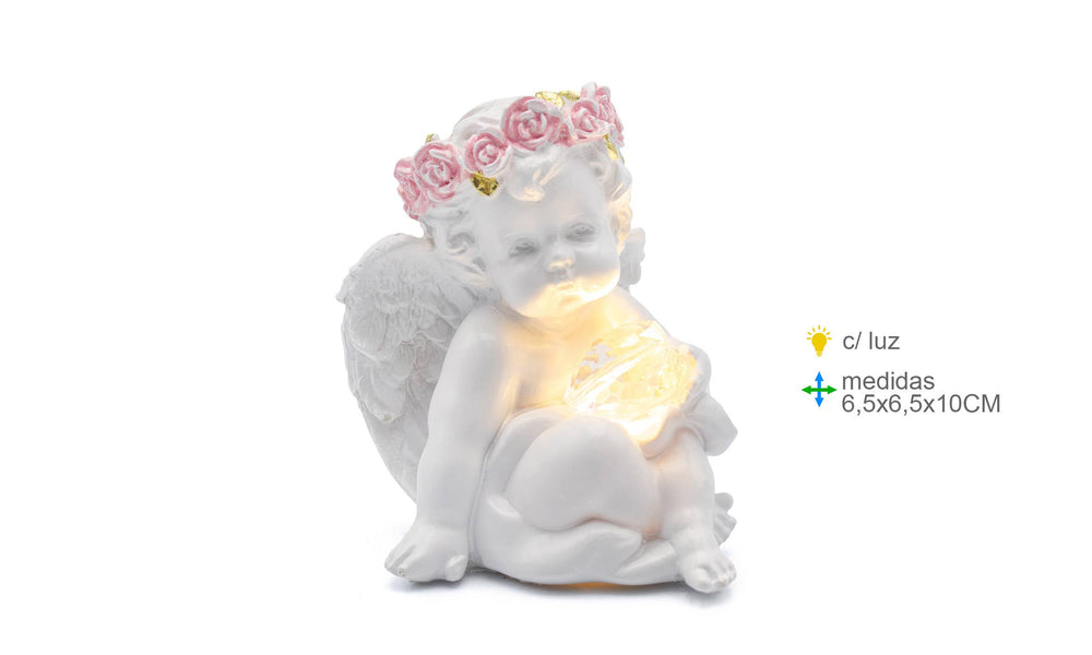 Ange en Résine avec Lumière