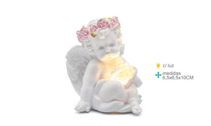 Ange en Résine avec Lumière