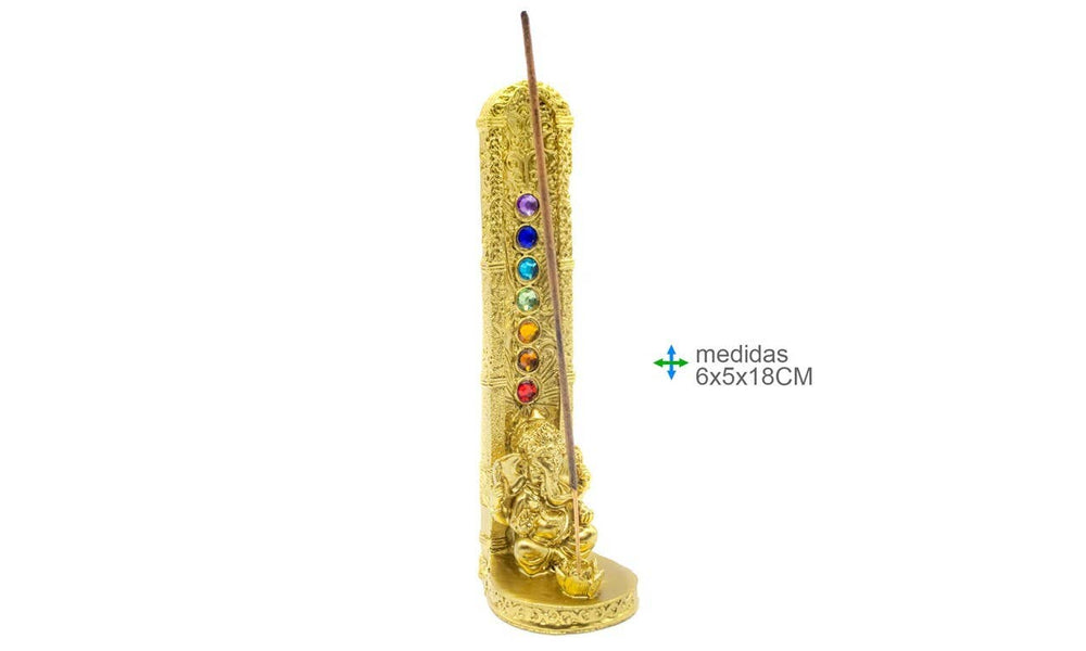 Ganesh en résine Porta Inc. 6x5x18cm