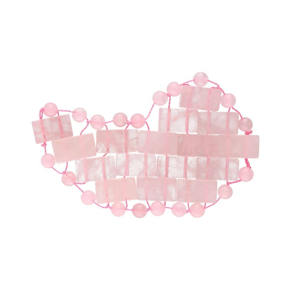 Patchs cernes en quartz rose cristal naturel décoration spirituelle Boutique Achaiah