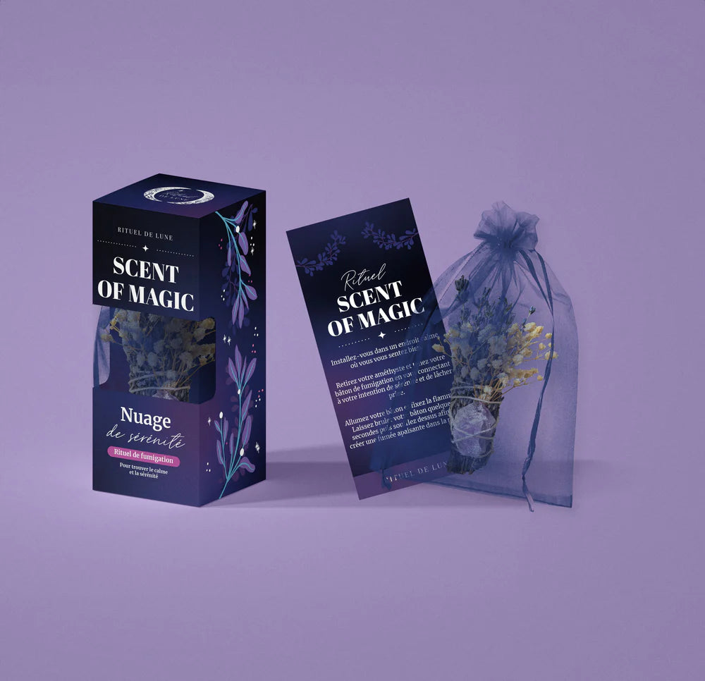 Rituel De Fumigation : Scent of Magic. Pour trouver le calme et la sérénité... — kit rituel spirituel bien-être Boutique Acha